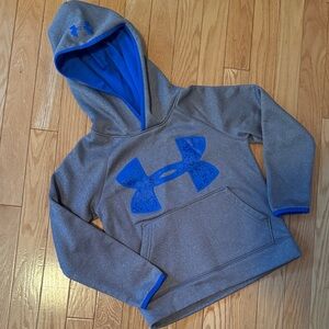Under Armour Kids Hoodie in Gray and Blue
